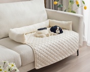 Divano Letto per Cani, Letti per Cani di Grandi Dimensioni, Cuscino Caldo per Gatti, Tappetino Protettore Mobili, Divano per Cani