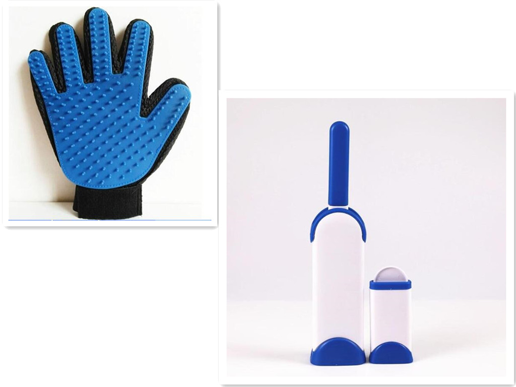 Set di Spazzola da Bagno e Pettine Peli Cani e Gatti