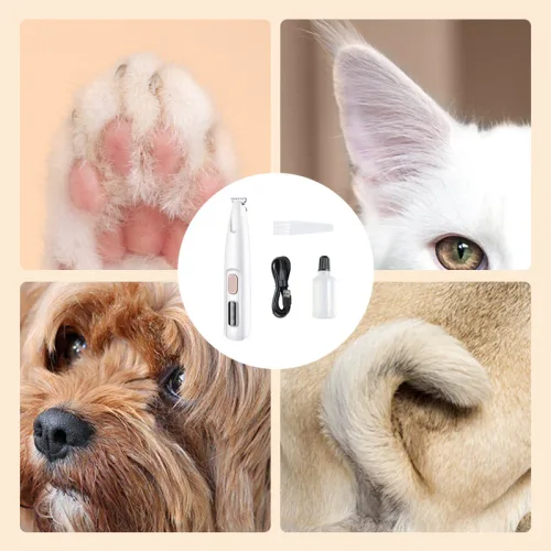 Tagliaunghie e Rasoio Elettrico Per Cani e Gatti