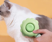 Spazzola Spray per Gatti con Pulsante di Rilascio per la Rimozione Facile del Pelo