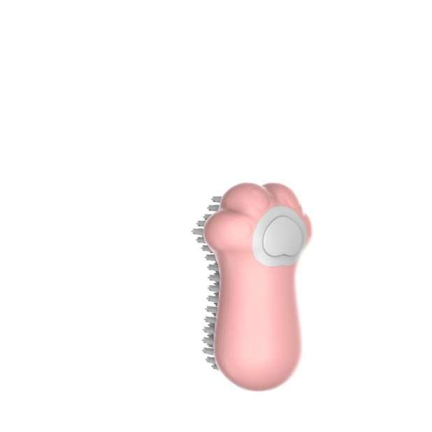 Spazzola per Bagno e Massaggio per Animali con Dispenser di Sapone